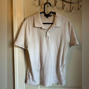 Banana Republic White Polo Shirt - size M